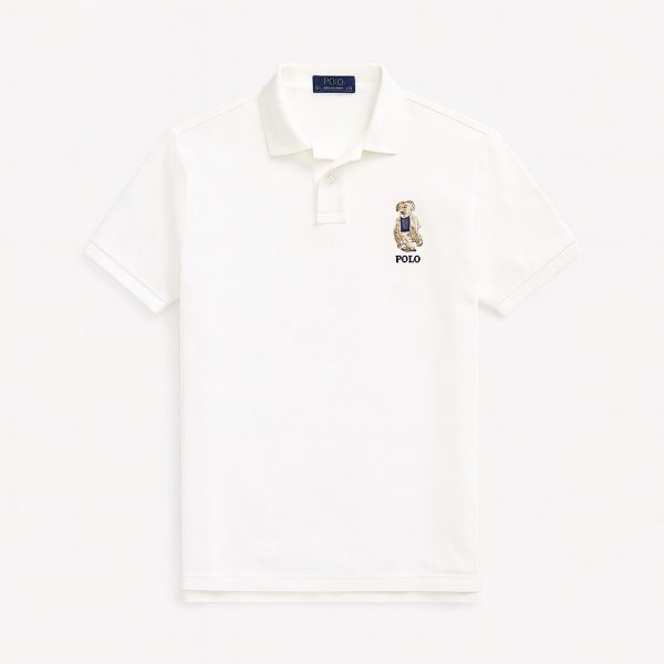 Polo Ralplauren Bear Polo Tişört Beyaz