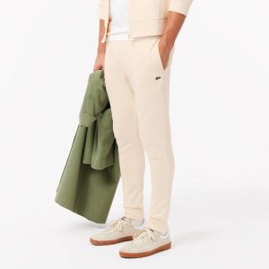 Lacoste Unisex Slim Fit Krem Eşofman Altı