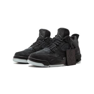 Air Jordan 4 Retro x Kaws Black