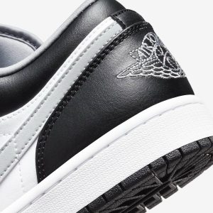 Air Jordan 1 Low 'Black White Particle Grey'