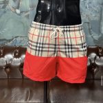 Burberry Deniz Şortu Kırmızı