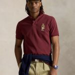 Polo Ralplauren Bear Polo Tişört Kırmızı